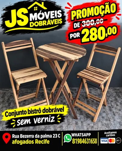 Conjunto bistrô 