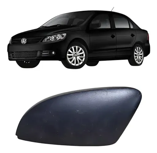 Capa Retrovisor Esquerdo Gol Voyage 2012-2023 Original Usado Preto