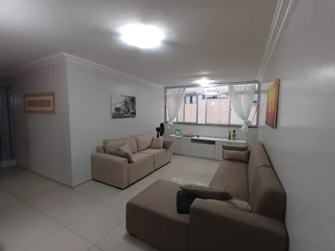 Alugo apartamento com 3 quartos, todo mobiliado, na Jatiúca,  Maceió-AL.