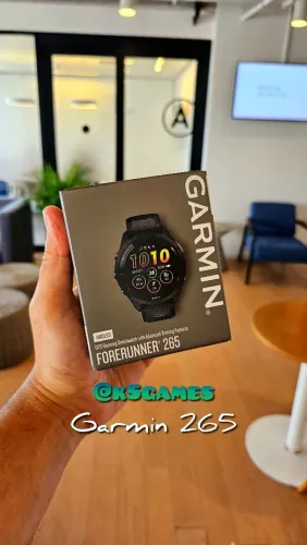 Garmin Forerunner 265 - Preto Lacrado - ÚLTIMAS PEÇAS ABC SP