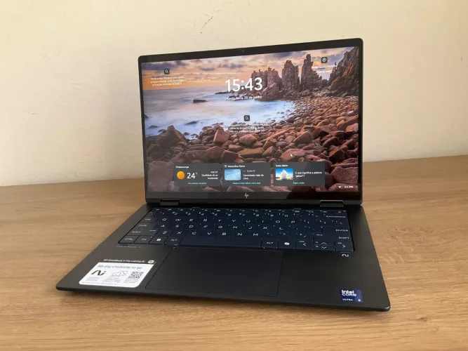 Notebook touch vira tablet Omnibook X Flip Intel 226v 16gb DDR5 caixa aberta $5099 envio 
