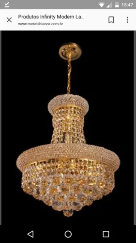 Lustre de cristal