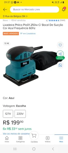Lixadeira elétrica