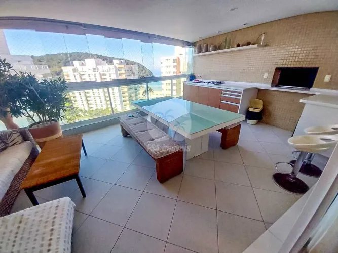 Apartamento à Venda em Bertioga Riviera Módulo 8, Vista Mar