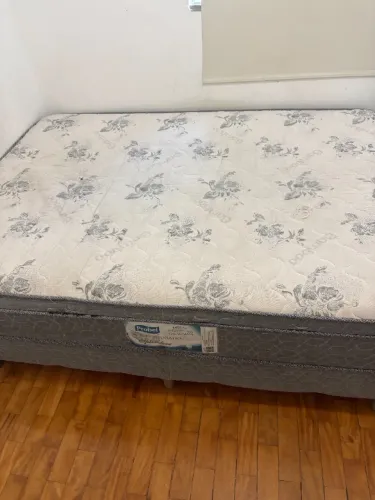 colchão de casal + base box