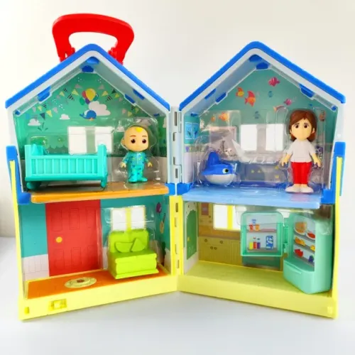 Playset Deluxe Family House Cocomelon 11 Peças Candide 3323