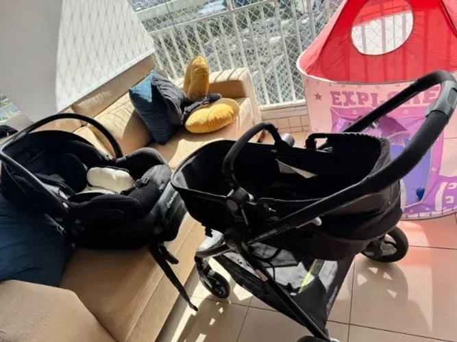 Carrinho Maxi-Cosi Zelia + Bebê Conforto | Travel System Completo | Preto