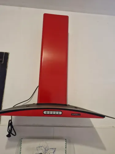 Coifa Nardelli vermelha 127V impecável