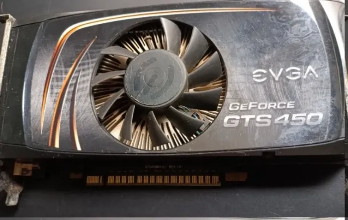 Placa de Vídeo EVGA Nvidia GeForce GTS 450 1GB GDDR5 - Funcionando Perfeitamente