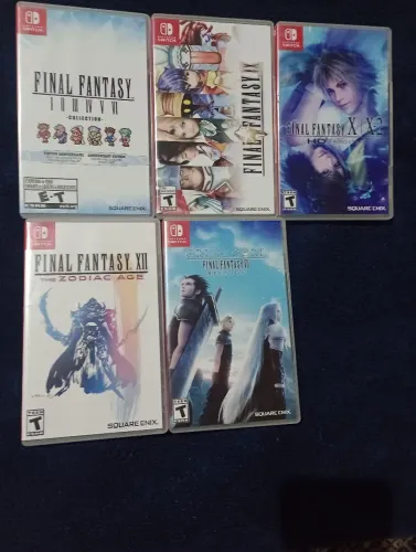 Coleção Final fantasy Nintendo switch (aceito trocas)