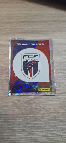 Figurinha Brilhante Escudo Cabo Verde Álbum Copa 2026