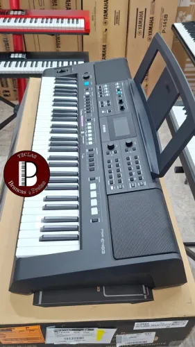Teclado Yamaha PSR-E483 - LANÇAMENTO - NOVO - Aceitamos Trocas - Dividimos em até 12X