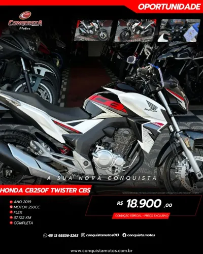 CB250 Twister cbs 2019 - Km baixo