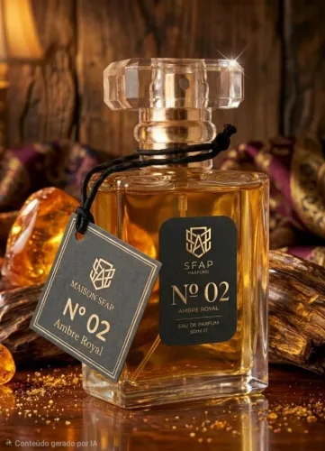 Perfume Nicho Ambre Royal (Estilo Amber Oud) - 50ml
