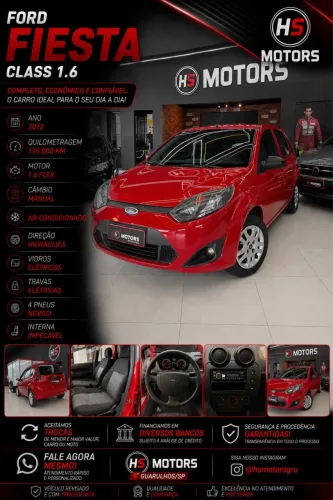 Ford Fiesta 1.6 8V Flex/class 1.6 8V Flex 5P 2012