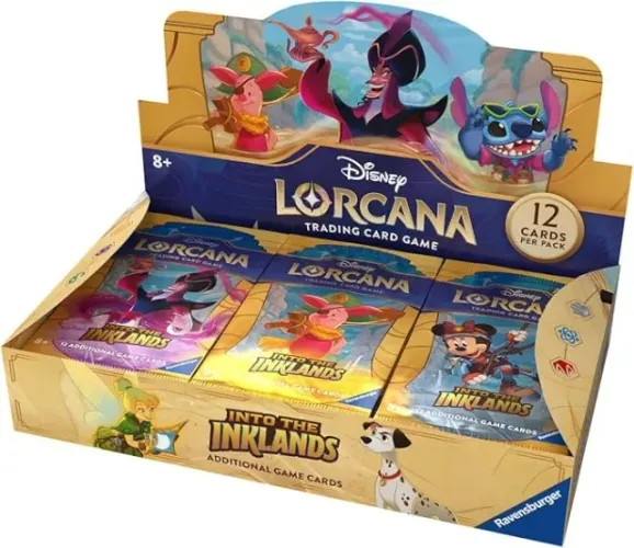 120x Pacotes Ravensburger Disney Lorcana TCG: Into the Inklands 1ª Edição (5x) Booster Box