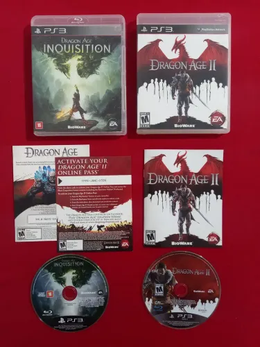 Dragon Age II / Dragon Age Inquisition - 80 os dois juntos (lote)