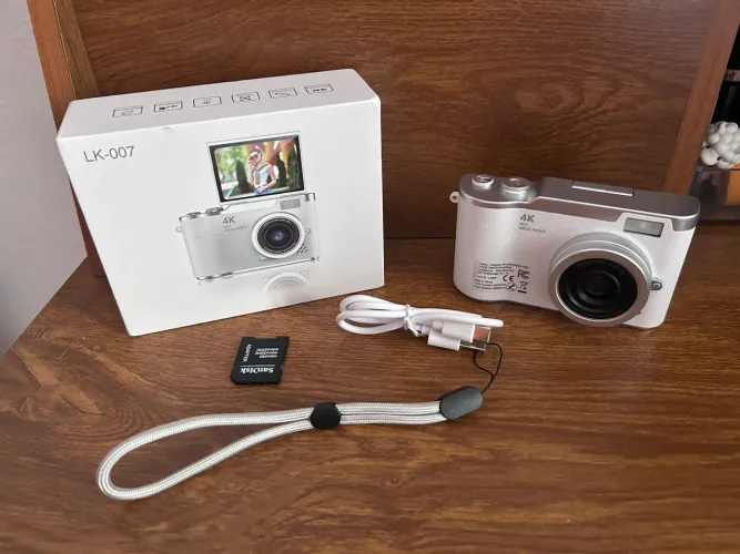 Câmera Digital 4k Lk-007 COMPLETA
