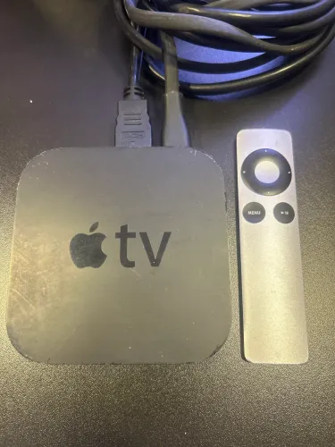 Apple TV 2ª geração A1378 com controle original e cabos funcionando