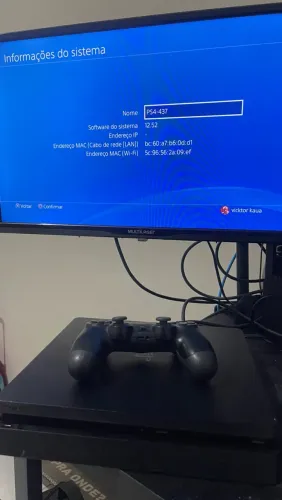 Ps4 1T na versão 12.52 lacrado 