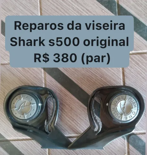 Kit reparos da viseira capacete Shark s500