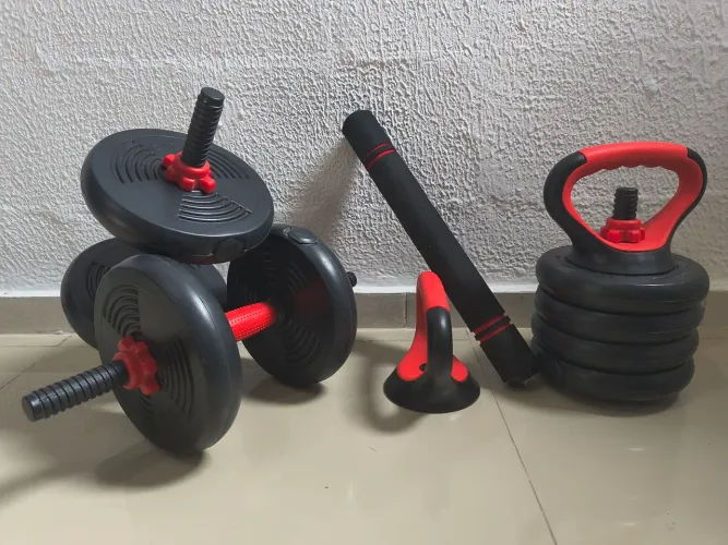 Kit barras e anilha / Treino em casa