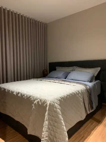 Cabeceira de cama de Tecido