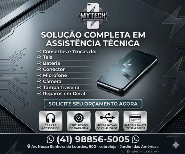 ASSISTÊNCIA TÉCNICA DE CELULAR EM CURITIBA