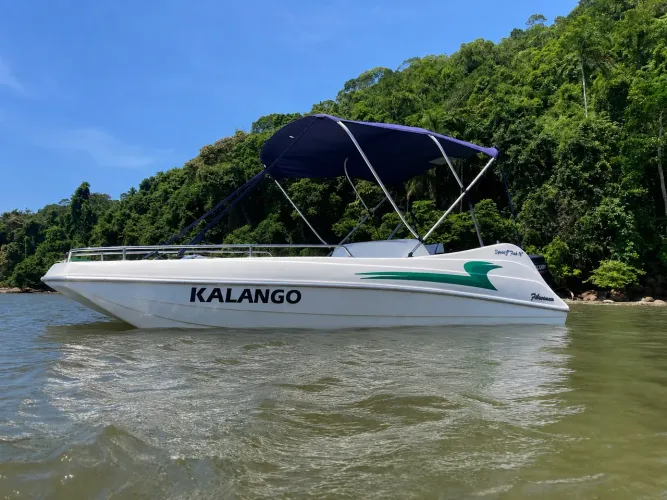 Lancha 14 pés Sport Fish trimarã . Impecável!!