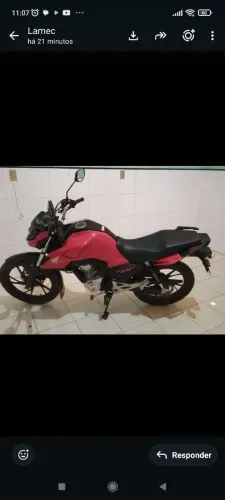 Vendo Honda Fan 160 - valor 21 mil