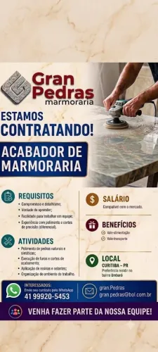Gran pedras marmoraria contrata 