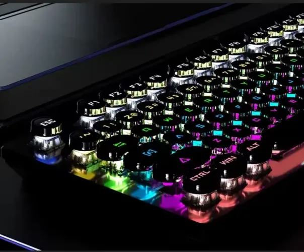 Teclado mecânico Premium cyberpunk FULL RGB