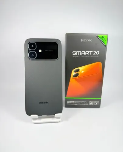 Infinix smart 20 128GB ROM+4GB RAM  (Laranja/Silver/Azul/Preto)
