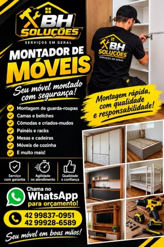 Solução em montagem de móveis.