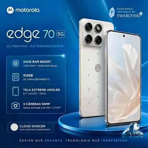 Motorola Edge 70 5G Crystals By Swarovski 12/512GB 