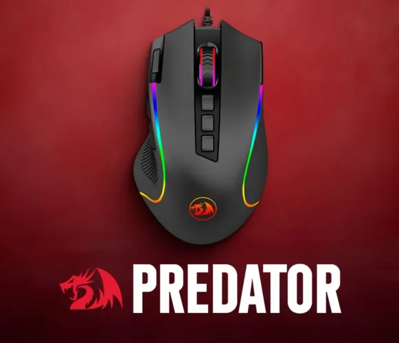 Mouse Gamer redradon RGB M612 8mil dpi