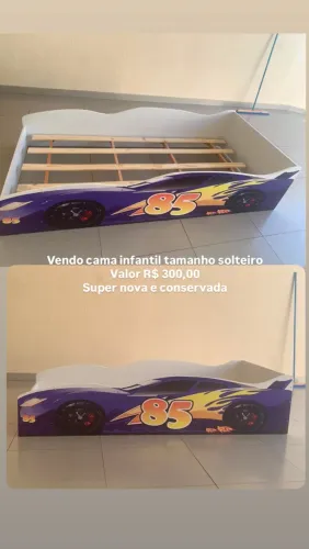 Cama infantil de carrinho 