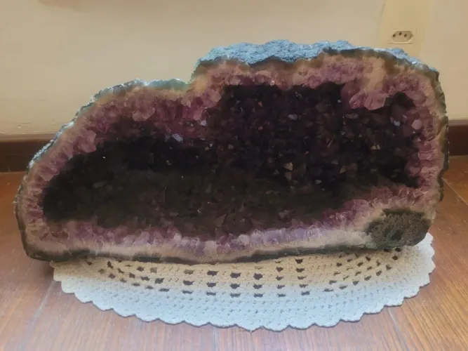 Pedra Ametista - Decoração Luxo (51x27x24)