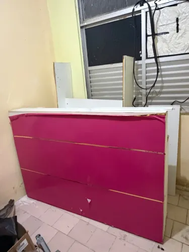 Balcão recepção em L, 750 pra vender logo.