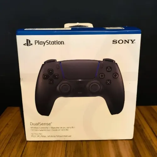 DualSense PS5 (LACRADO) Controle Playstation 5 Original Midnight Black Compatível Com PC
