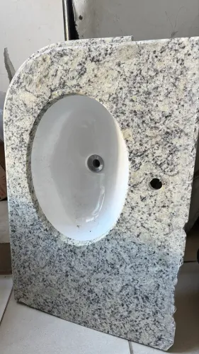 Pia de Granito 80x60 cm com Cuba
