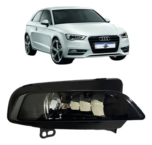 Farol Milha Auxiliar Audi S3 Hatch 2013 2014 2015 2016 Cromada