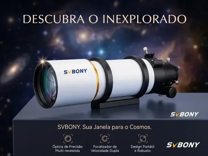 Telescópio Svbony Sv48p 90mm + acessórios