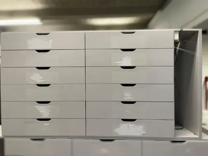 Balcão em MDF com 12 Gavetas - S/ FRETE