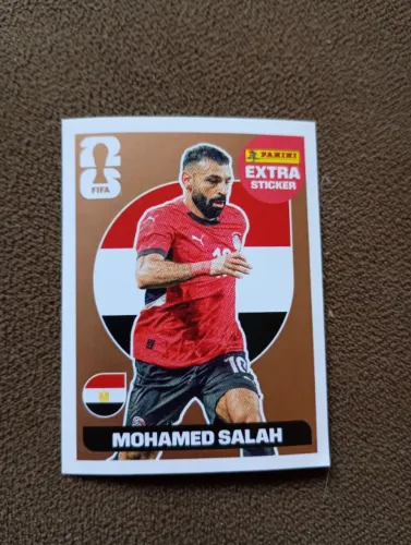 Figurinha Copa Extra Sticker Mohamed Salah bronze vendo ou troco