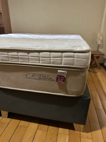 Cama box queen com colchão premium zhu