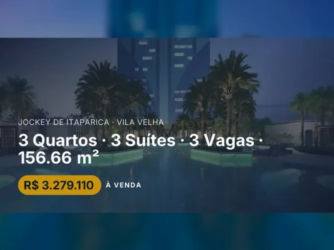 Oportunidade Única: Apartamento de 3 Suítes no Jockey, Vila Velha