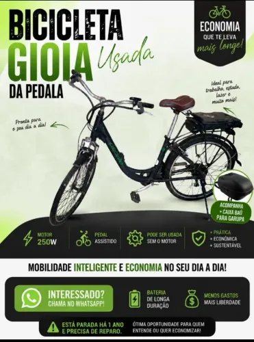 Bicicleta elétrica pedalla