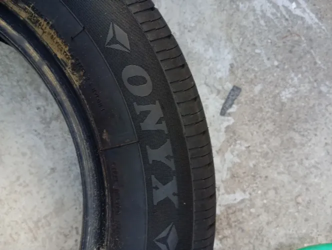 Pneus usados uma semana