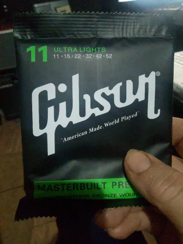 Cordas pra violão gibson 011